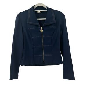 Vintage dawn joy navy fitted jacket